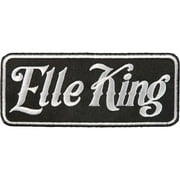 Men's Elle King Logo Embroidered Patch Black