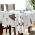 thumbnail image 5 of Yayeee Tablecloths 54" x 54" Rectangle Wrinkle Resistant Party Table Cover, Christmas Forest, 5 of 8