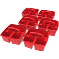 thumbnail image 1 of Storex Panier de rangement avec poignée /Rouge (6 unités/paquet), 1 of 5