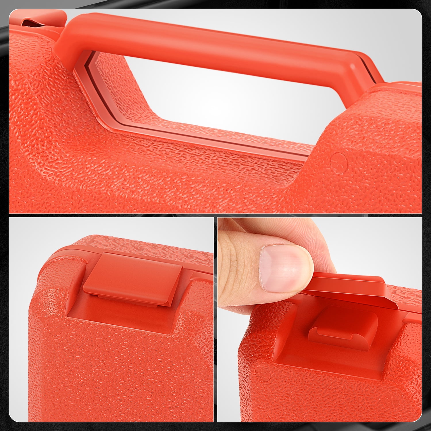 DNA Motoring 12Pcs Power Steering Pulley Puller Remover & Installer Tool Set With Portable Carrying Storage Case Red
