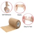 thumbnail image 4 of Baohd 7 Pcs Bandage Auto-Adhésif Élastique Non Tissé pour Protection du Poignet et du Genou, 4 of 6