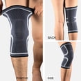 thumbnail image 4 of NIBOLOG A1314 Knee Cover Curved Design Tightly Wrapped Breathable Elastic Compression Knee Pad for Sport, 4 of 8