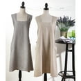 thumbnail image 2 of Saro Lifestyle Criss Cross No-Tie Apron Pewter, 2 of 5