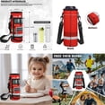 thumbnail image 4 of HUIACONG Kids Backpack Set 4-IN-1 Red Fire Truck Front with Quick-Attach Lunch Bag Pencil Case Water Bottle Holder for 6-8 Boys Girls Lightweight Spinal Support School Bag, 4 of 7