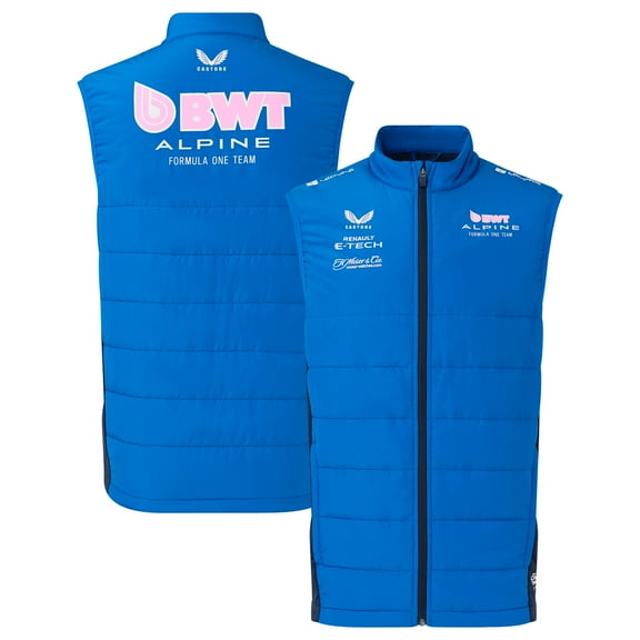 Unisex Castore Blue Alpine 2025 Team Wear Gilet Hybrid Full-Zip Vest