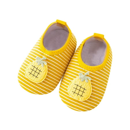 

Larisalt Shoes For Girls Baby Boys Girls Shoes Lace Up PU Leather Sneakers Non Slip Rubber Sole Toddler First Walker Crib Shoes Yellow