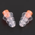 thumbnail image 2 of 1 Par de Tapones para Los Oídos con Cancelación de Ruido, Protección , Reducción de Sonido naranja Colcomx tapones auditivos de silicona transparente, 2 of 8