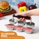 thumbnail image 4 of Mini Hamburguesa para Hacer Hamburguesas Pequeñas, Redondas, para Barbacoas, Picnics, Camping, Etc., 4 of 5