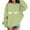 Light Green, variant on KAUOD Teen Girls Crew Neck Sweatshirts Cute Heart Graphic Pullover Tops Clothes Kids Ribbed Cuffs Oversized Cotton Hoodies