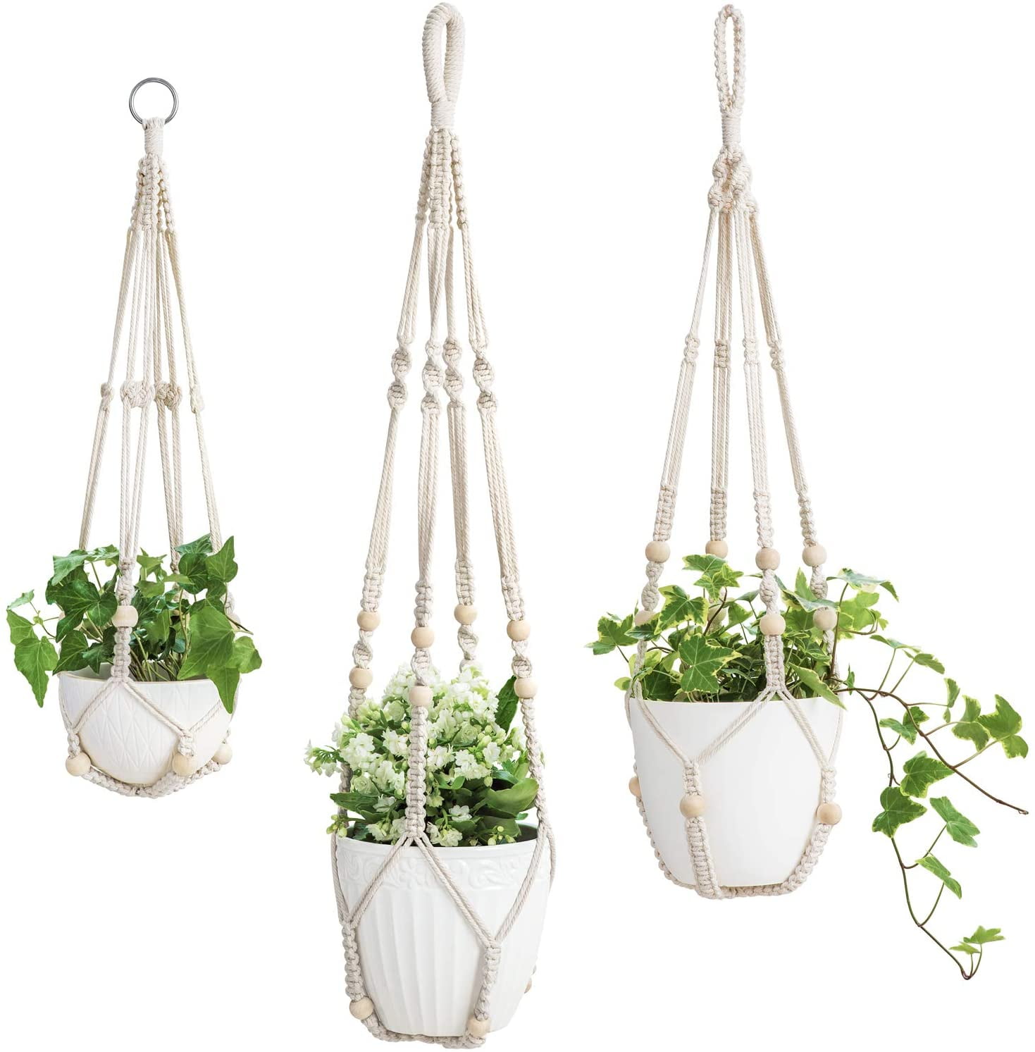 Golden Home Macrame Plant Hangers Indoor Hanging Planter