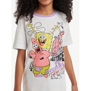 Spongebob X Justice Girls Oversized Tee, Sizes XS - XLP