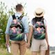 thumbnail image 4 of Disketp Snake Holding A Lotus Mochila de Lona Estampada, Mochila Escolar de Viaje Ligera para Estudiantes y Portátil-Small, 4 of 5