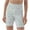 White, variant on Mefallenssiah Women Printed Running Shorts Sport Pant Elastic Waist Workout Shorts