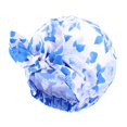thumbnail image 2 of Set 0f 3 Waterproof Shower Cap For Kids, Girl Bath Hat Of Cute Pattern Washable Reusable Shower Caps -cute Shower Cap Forhome Use, Hotel (blue), 2 of 5