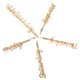 thumbnail image 4 of Hytrove 7Ud Barrettes Doradas Para Mujer Letras Alfabeto Accesorio, 4 of 6