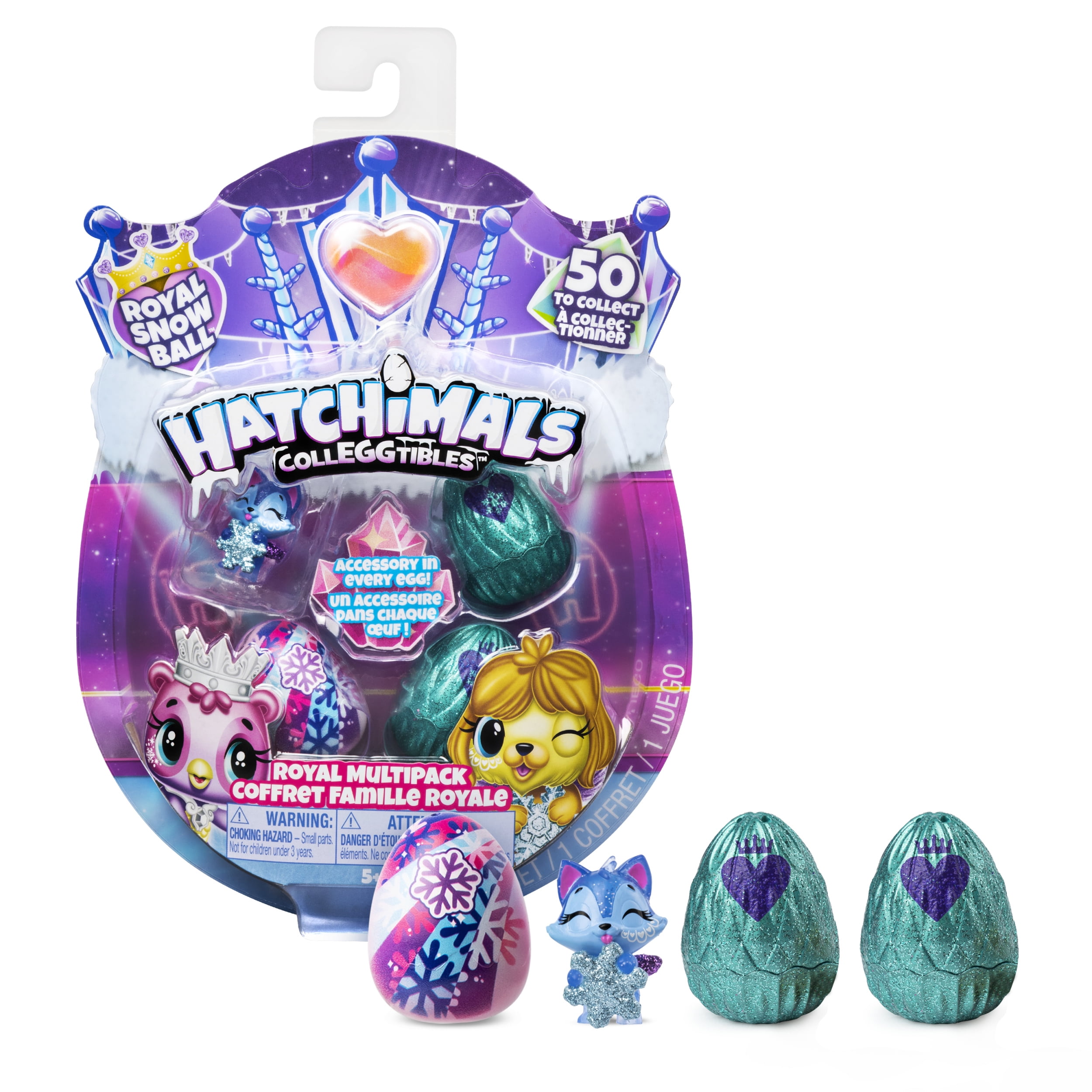 Hatchimals Collectibles Royal Snow Ball Gold Egg Blind Surprise Lot of 3 NEW 