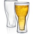 thumbnail image 1 of Beer Glasses, Insulated Double Wall Mugs，350ml, 1 of 1