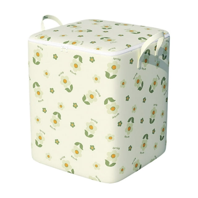 Bolsa de almacenamiento de edredones Nayueo de 180 l, grande, resistente, con cremallera y contenedor reforzado, organizador de armario y bolsa de almacenamiento para ropa de cama, edredones.