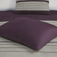 thumbnail image 6 of GDF Studio 7-Piece Cozy Queen Comforter Set, Faux Suede Bedding Set with Embroidered Pillows, Purple, 6 of 11