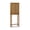 Natural, variant on Teamson Home Hatteras Modern Over Toilet Storage Cabinet with Rattan Doors & Shelves, Bathroom Organizer with Solid Wood