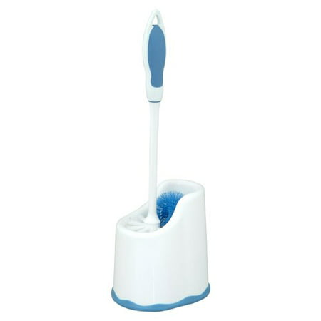Superio Toilet Brush with Lip and Pan (White) (Best Toilet Brush Design)
