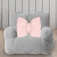 thumbnail image 1 of Cojín de almohada en forma de bowknot muebles para el hogar moderna almohada de lanzamiento de la pieza central cómoda para el sofá de casa de la Rosa, 1 of 8