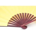 thumbnail image 3 of Chinese Fan Folding Fan Hand Fans with Traditional Chinese Arts 13inch (Yellow), 3 of 5