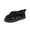 Black, variant on Women's Winter Snow Boots Comfort Plush Warm Sneakers Indoor/Outdoor Anti-Slip Leisure Short Boot Thick Bottom Loafers