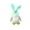 Green-D, variant on Fiaya Women Easter Bunny Gnomes Plush Doll, 1 pc Spring Dwarf Elf with Rabbit Ears Figurines, 6.7 inch Faceless Doll Ornaments for Home Tbale Office Decor (Pink)