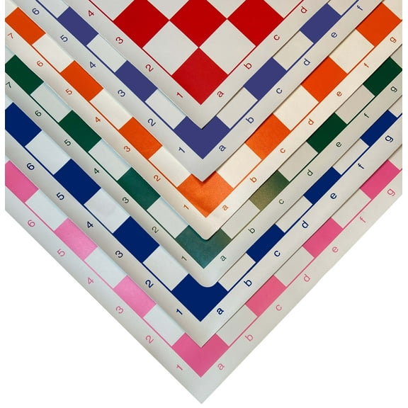 USA Printed Premium Vinyl Chess Board Purple - 20" with 2.25" squares