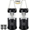 Camping Lantern - LED Lantern Camping Gear Equipment Camping Lights Flashlights for Outdoor, Hiking, Emergencies, Hurricanes, Outages (Black and Black)