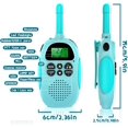 thumbnail image 2 of Walkie Talkie para niños Brillar recargable 16 canales con linterna azul, 2 of 5