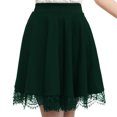 thumbnail image 2 of Viikei Summer Skirts for Women Skirts Clearance Sale Skirt Plus Size Basic Versatile Stretchy A-line Flared Casual Mini Skater Skirt, 2 of 8