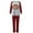 Women-Multicolor, variant on REORIAFEE Matching Pajamas for Family Christmas 2 Piece Plus Size Loungewear Long Sleeve Top and Pant Plaid Soft Sleepwear Multicolor S-3XL