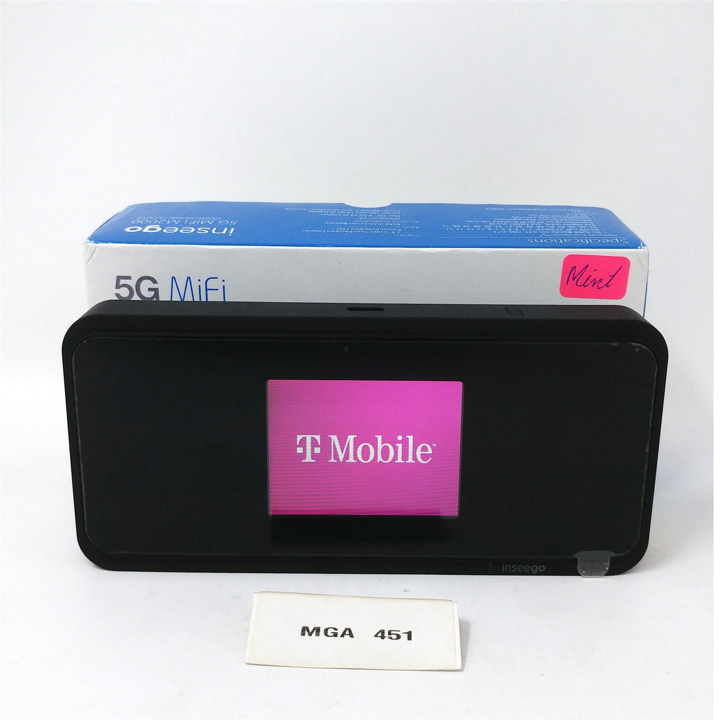 Grade A Inseego MiFi M2000 5G and 4G LTE Hotspot WiFi 6 Technology For T-Mobile Black - Generic Charger