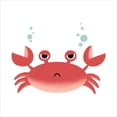 thumbnail image 2 of Great Art Now Sea Creatures - Crab by Color Me Happy, Framed Wall Art, 14W x 14H, 2 of 3