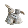 thumbnail image 1 of Love Bunny Adornos Pareja Escultura Adornos Jardín Decoración Adornos Manualidades Regalos Wmkox8yii  gf7702, 1 of 4