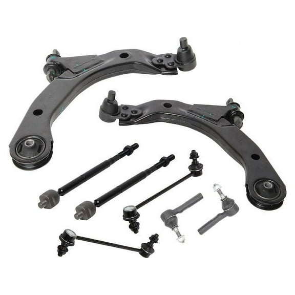 Front Lower Control Arm Ball Joint Sway Bar Link and Tie Rod End Kit - 8-Piece - Compatible with 2006 - 2011 Chevy HHR (For Naturally Aspirated Models with FE1 Suspension Systems Only) 2007 2008