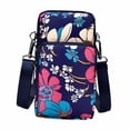 thumbnail image 4 of Bolsa para teléfono celular Cartera Correa ajustable Bolsa pequeña para teléfono Cremallera Bolso multiusos Bolso de hombro para correr Compras Mujer , Sunnimix Monedero del teléfono, 4 of 8