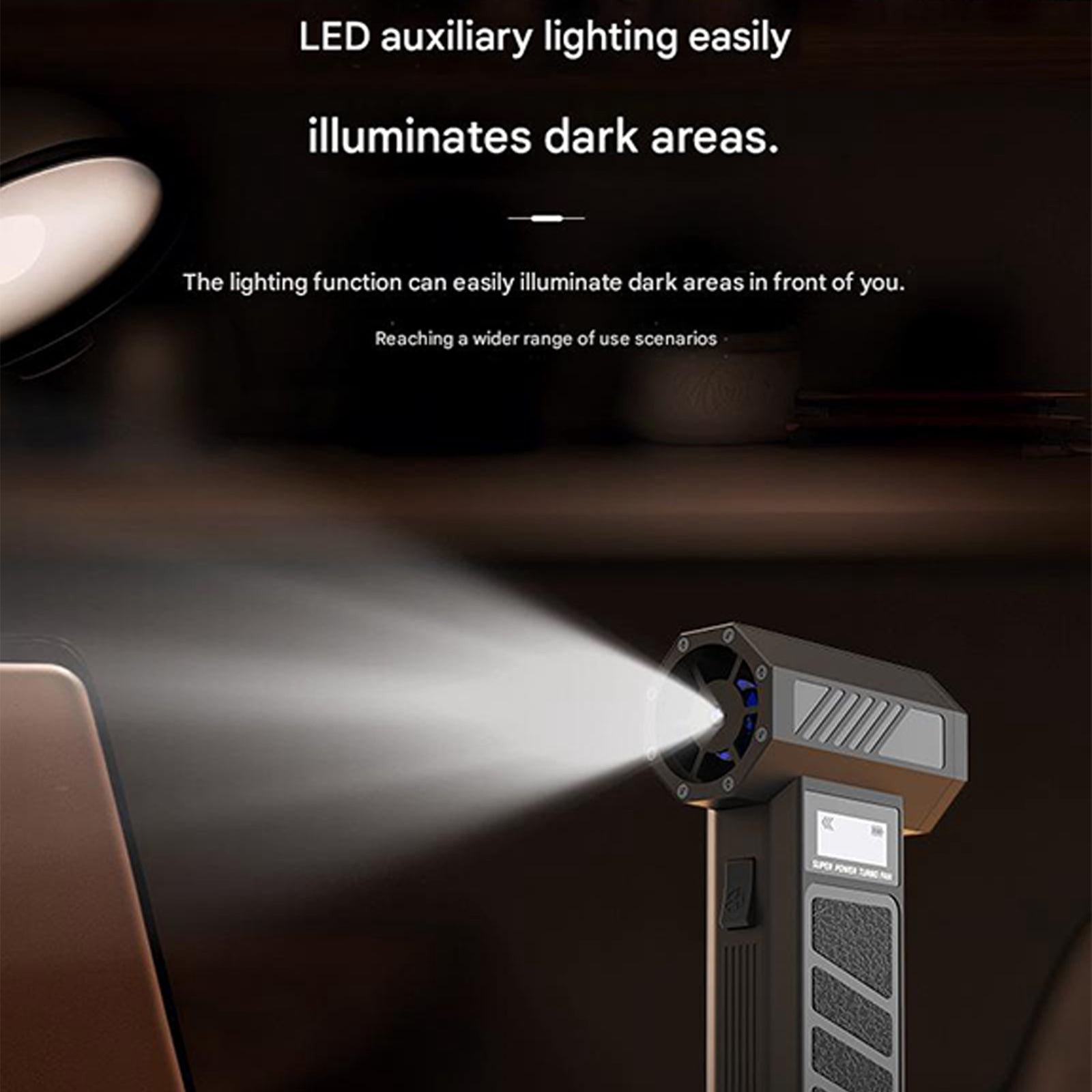 Rechargeable Paint Dryer with 5000mAh Capacity Intelligent Temperature Control for Long Runtime in Art Creations