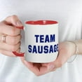 thumbnail image 3 of CafePress - Team SAUSAGE Mug - 11 oz Ceramic Mug - Novelty Coffee Tea Cup, 3 of 3