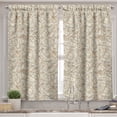 thumbnail image 2 of Ambesonne Beige Valance & Curtain, Wedding Bouquet Flora, 55"x24", Dust Beige Tan, 2 of 6