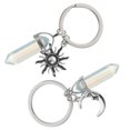 thumbnail image 2 of Unique Sun And Moon Key Chains Decorative Key Holder For Boyfriend And Girlfriend 2Pcs, 2 of 4