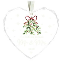 2025 Christmas Crystal Snowflake Ornaments Clear Snowflake Crystal Ornaments Glass Hanging Pendant for Christmas Tree Annual Gifts Decorations 3.14"