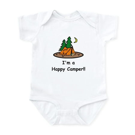 

CafePress - I m A Happy Camper!! Infant Bodysuit - Baby Light Bodysuit Size Newborn - 24 Months