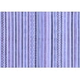 thumbnail image 1 of Ahgly Company Indoor Rectangle Abstract Blue Modern Area Rugs, 2' x 3', 1 of 4