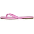 thumbnail image 2 of Berness Women’s Flip Flop Sandals – Square Toe Thong Slides, Lightweight Cushioned Flat Summer Sandals, Casual Beach Slip-On Shoes JAYLA Light Pink 9, 2 of 4