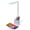White, variant on ZOUYUE 2 in 1 LED Desk Lamp 15” Light LED USB Power Touch Control Black Desk Lamp with Pen Holder