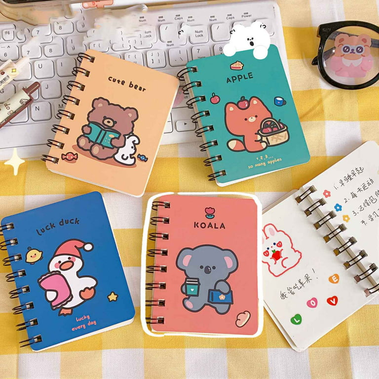  Perfect Care Cute Colorful Journal Notebook, Kawaii