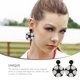 thumbnail image 3 of FENGGUIQU 1Par Aretes Femeninos Colgantes Hechos A Mano Con De Fútbol Y Estilo Vintage, 3 of 8